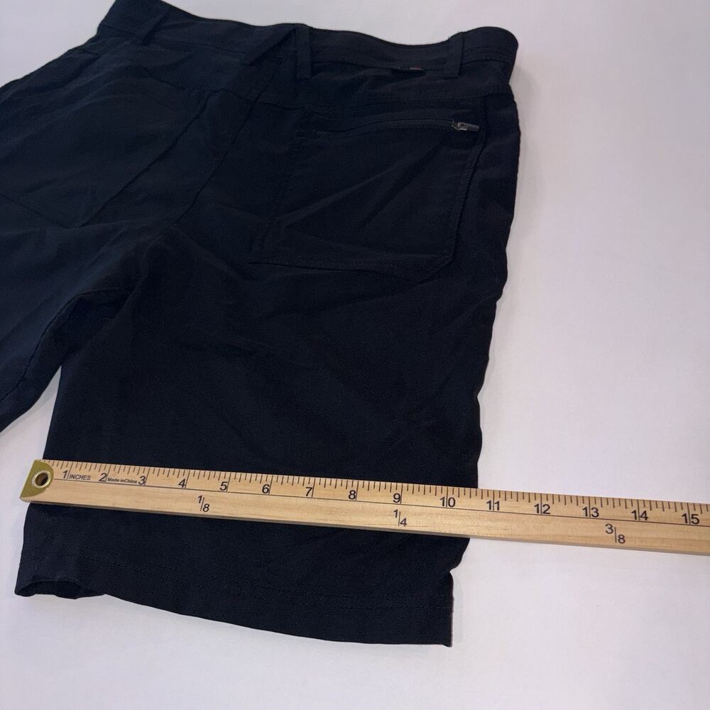 Gerry Casual Men Size 32 Black Cargo Shorts with Strap & Buckle Outdoors Rugged - Picture 7 of 9